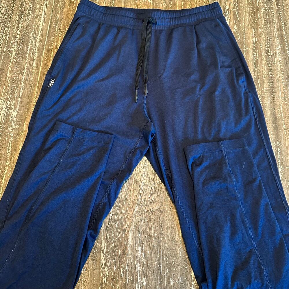 RHONE Performance Workout Jogger Pants Gym Lightweight Stretch Navy Mens Size S